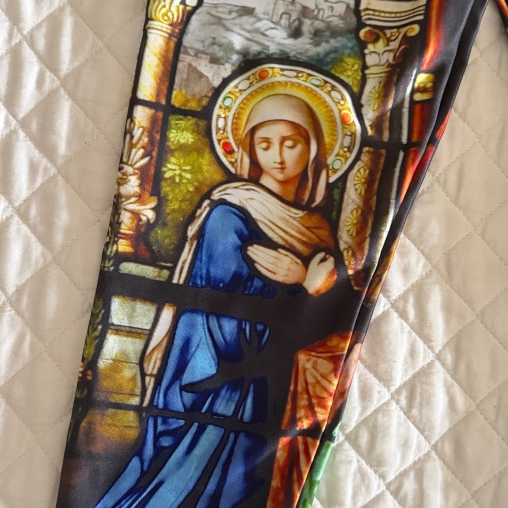Blackmilk Multicolor Stained Glass Print Leggings - Picture 3 of 3